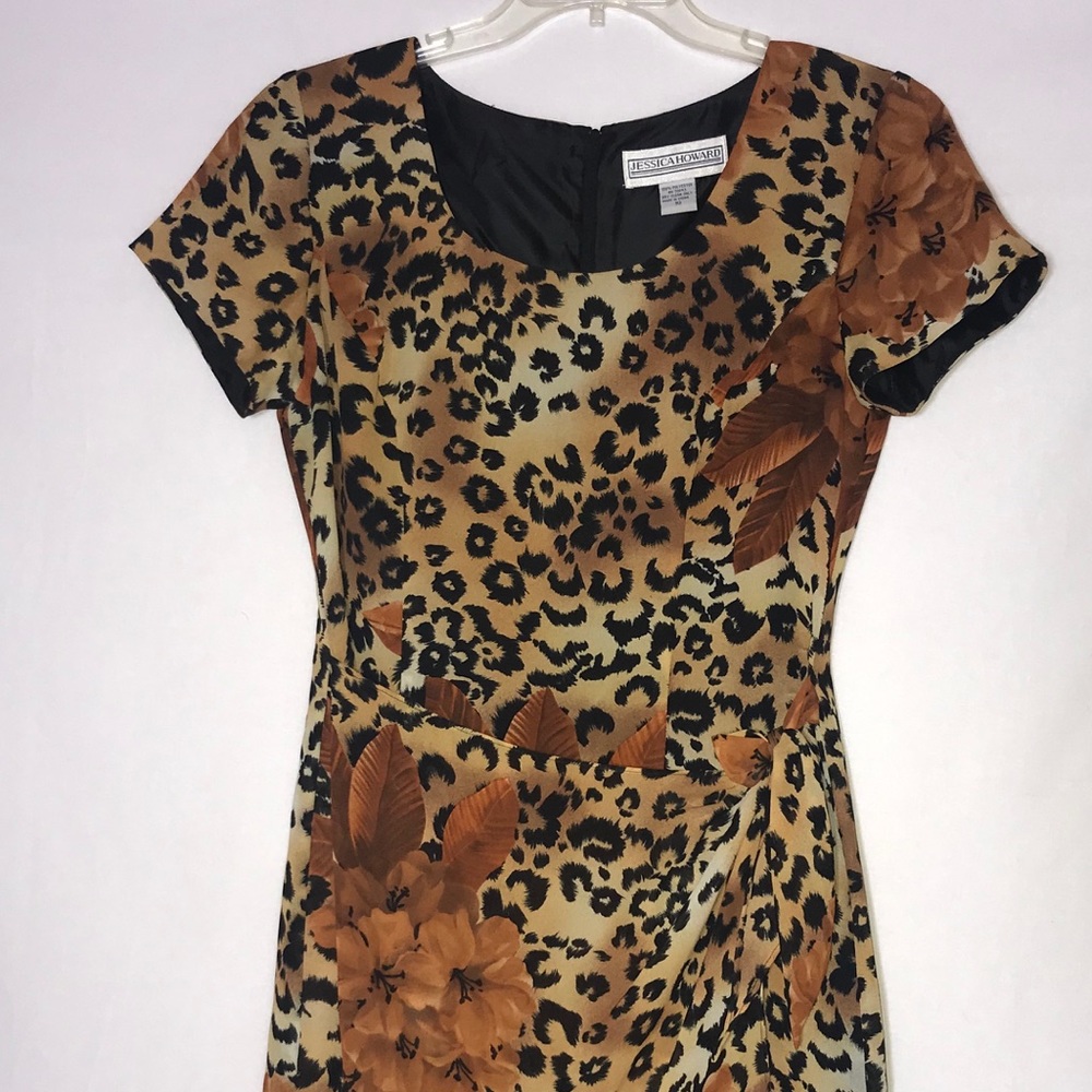 Jessica Howard Cheetah print Dress
